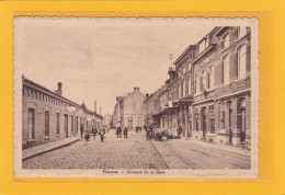 BELGIQUE -HAINAUT - FLEURUS - Avenue De La Gare - Animation - A 4163 / 64 - Fleurus