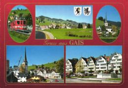 GAIS, MULTIPLE VIEWS, TRAIN, CHURCH, SPA, HOTEL, SWITZERLAND - Gais