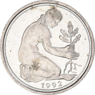 Monnaie, Allemagne, 50 Pfennig, 1992 - 50 Pfennig