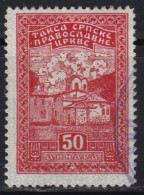 Kingdom Of Yugoslavia, Tax Stamp Of The Serbian Orthodox Church, Used - Gebraucht