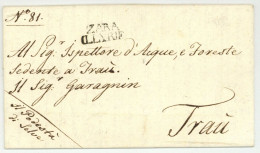 ZARA ILLYRIE 1813 Insel Selve Trau Trogir Departement Conquis - 1792-1815: Conquered Departments