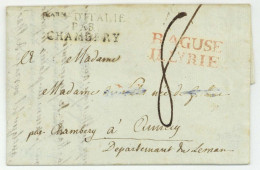 RAGUSE ILLYRIE RAUME D'ITALIE PAR CHAMBERY Comte Sorgo Dubrovnik Ragusa 1810 - 1792-1815: Départements Conquis