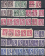 Action !! SALE !! 50 % OFF !! ⁕ Canada 1953 QEII ⁕ 43v Used With Duplicates - Usados