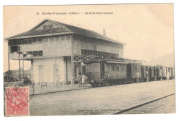 Guinée Française - Conakry - Kindia - Gare - Kindia Station - Carte Postale Pour Dakar (Sénégal) - 1er Octobre 1908 - Guinée Française