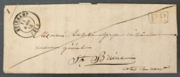 France, Lettre De Guingamp 14.8.1825 + P.P. - (B2509) - 1801-1848: Precursores XIX