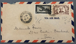 Indochine, Divers Sur Enveloppe Pour Paris - (B2523) - Lettres & Documents