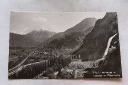 Cpsm 1953, Vernayaz Et Cascade De Pissevache, Suisse - Vernayaz