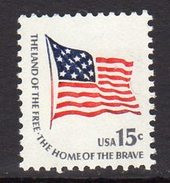 USA 1975-81 Definitives, 15c Fort McHenry Flag, MNH (SG 1587) - Unused Stamps