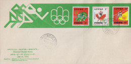 Enveloppe  FDC   1er  Jour     ETHIOPIE    Jeux  Olympiques   MONTREAL   1976 - Ethiopie