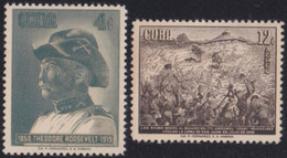 1958-459 CUBA REPUBLICA 1958 MNH THEODORE ROOSEVELT INDEPENDENCE WAR. - Unused Stamps