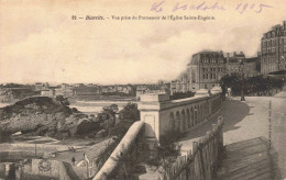 FRANCE - Biarritz - Vue Prise Du Promenoir De L'Eglise Sainte Eugénie - Carte Postale Ancienne - Biarritz