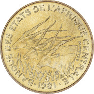 Monnaie, États De L'Afrique Centrale, 5 Francs, 1981 - Kameroen