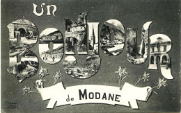 8701 - Savoie -  MODANE    -    MAURIENNE        , CARTE MULTI VUES - Saint Michel De Maurienne