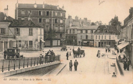 FRANCE - Poissy - Place De La Mairie - Carte Postale Ancienne - Poissy