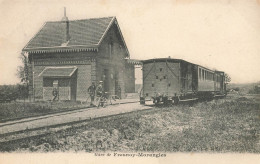 Morangles * La Gare De Fresnoy Morangles * Train Locomotive Machine * Ligne Chemin De Fer De L'oise * 1904 - Other & Unclassified