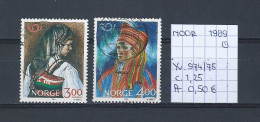 (TJ) Noorwegen 1989 - YT 974/75 (gest./obl./used) - Usados