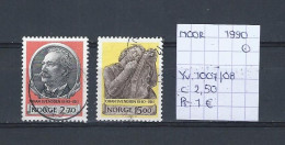 (TJ) Noorwegen 1990 - YT 1007/08 (gest./obl./used) - Usados