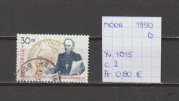 (TJ) Noorwegen 1990 - YT 1015 (gest./obl./used) - Usados