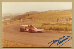 Dominique Laurent (1950-1981) - French Racing Driver - Rare Signed Photo - COA - Sportifs