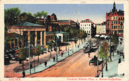 ALLEMAGNE - Aachen - Friedrich Willhelm Platz U Wiener Kaffeehaus - Colorisé - Carte Postale Ancienne - Aachen