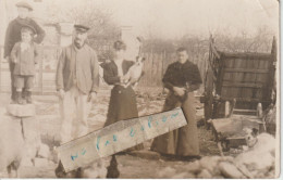 CHAMPIGNY Sur MARNE  - Une Famille Qui Pose En 1907  ( Carte Photo à Destination De Limeil Brévannes ) - Champigny Sur Marne