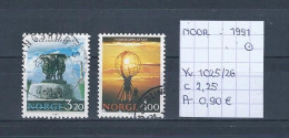 (TJ) Noorwegen 1991 - YT 1025/26 (gest./obl./used) - Gebraucht