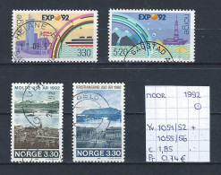 (TJ) Noorwegen 1992 - YT 1051/52 + 1055/56 (gest./obl./used) - Gebraucht