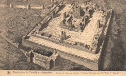 JÉRUSALEM - Restitution Du Temple De Jérusalem  - Carte Postale Ancienne - Israël