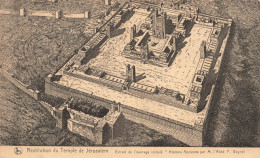 JÉRUSALEM - Restitution Du Temple De Jérusalem  - Carte Postale Ancienne - Israele