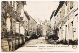 CPA Carte Postale / 43 Haute-Loire, Velay, Montfaucon / M. B., Margerit-Brémond - 4886 / La Poste Et La Rue Notre-Dame. - Montfaucon En Velay