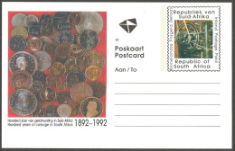 South Africa 1992. Coins No.12 Postcards As Per Scan. - Covers & Documents