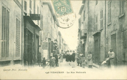 83 - Vidauban - La Rue Nationale - 1346 - Vidauban