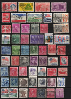 Etats Unis Collection Timbres Oblitérés Tous Différents - Collections (sans Albums)