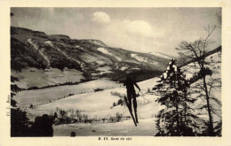 PHOTOGRAPHIE - Saut De Ski - Carte Postale Ancienne - Fotografie