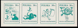 Poland SOLIDARITY (S072): KOLPOLTER'S POST Strap (green) - Vignettes Solidarnosc