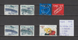 (TJ) Noorwegen 1999 - YT 1259/60 (x2) + 1261/62 + 1263 (gest./obl./used) - Gebraucht