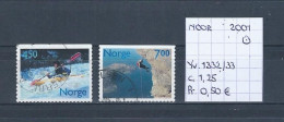 (TJ) Noorwegen 2001 - YT 1332/33 (gest./obl./used) - Gebraucht