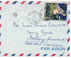 70775 - Frankreich - 1965 - 1,00F Toulouse-Lautrec EF A LpBf PARIS -> Bethany, CT (USA) - Cartas & Documentos