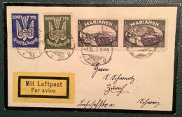 Marianen1923 Verlorene Deutsche Kolonien Vignette Brief ! HAMBURG Infla>Schweiz(Marianas Guam Propaganda Mourning Label - Mariana Islands