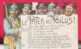 Cpa Le Pater Des Poilus,  Voir Scanne, DIX373 Dos écrit - Humorísticas