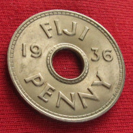 Fiji 1 Penny 1936 One W ºº - Fidji