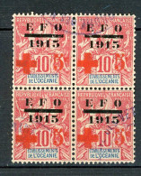 AL-30  Océanie N° 39 Oblitéré En Bloc De 4 à 10% De La Cote. A Saisir !!! - Used Stamps