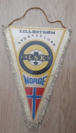 Captain Pennant Football Club LSK LILLESTROM Norway Norge 20X27CM - Habillement, Souvenirs & Autres