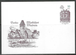 CP - Entier - 750 Jahre Berlin - Märkische Museum. - Postcards - Mint