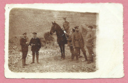 68 - ST LUDWIG - ST LOUIS - Carte Photo Militaire - Soldats Allemands - Landsturm Inf. Bat. OFFENBURG - Guerre 14/18 - Saint Louis