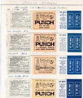 J1610 - BY AIR MAIL - Prudential - Punch - Book Of Stamps - Etiquetas De Equipaje