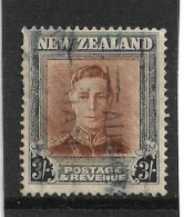 NEW ZEALAND 1947 3s SG 689  FINE USED Cat £3.50 - Usati