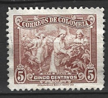 COLOMBIE. N°327 Oblitéré De 1939. Récolte Du Café. - Otros & Sin Clasificación