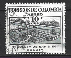 COLOMBIE. PA 239 Oblitéré De 1954. Couvent à Bogota. - Abbayes & Monastères