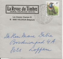 Timbre Seul Sur Lettre Oiseau De Buzin (oblitération Du 10/06/1990) - Lettres & Documents